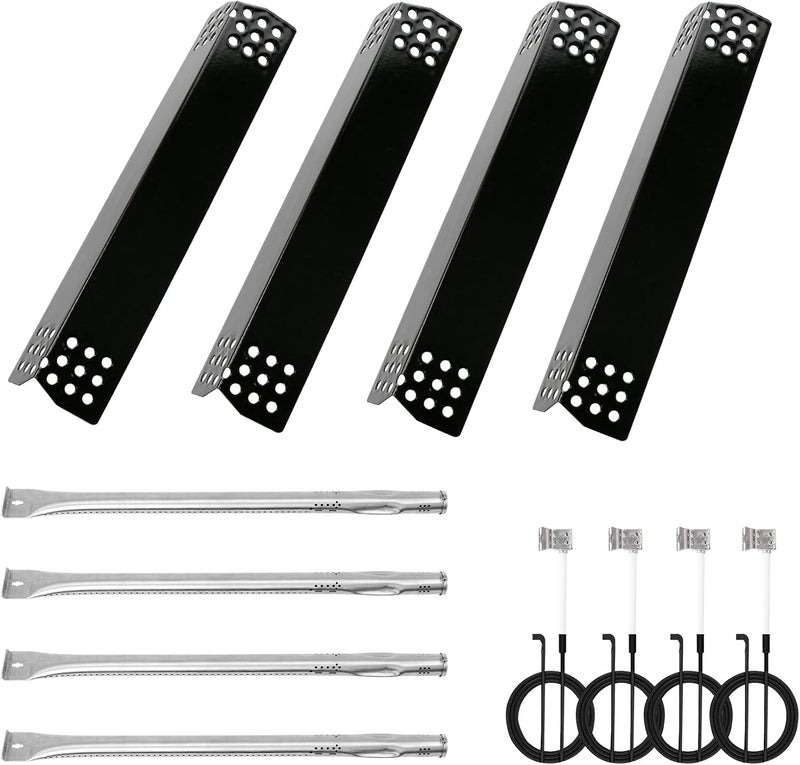 Grimate Store Replacement Parts for Nexgrill 720-0925P 720-0925 - 720-0896 720-0896B 720-0896E, Grill Burner and Flavor Bars, Ignitors Kit for Nexgrill 4 Burner, 4 Packs - Image 1